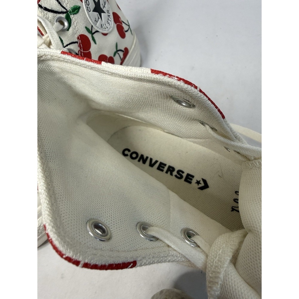 Converse Women's Sz 9 Chuck Taylor All Star Lift High Top Sneaker Shoes Cherries - Picture 12 of 12